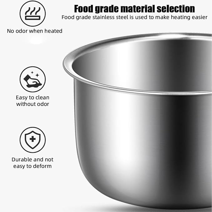 TrailBlaze Electric Warmer Lunch Box Food Heater Portable Mini Rice Cooker, Containers Warming Self Cooking Electric Lunch Box, Toursion 2 Layers Steamer Lunch Box for Home Office School Travel