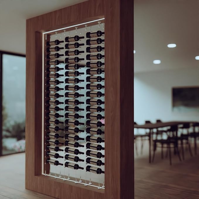 Cable Wine Racking System - Floor to Ceiling Wine Storage by Wine Stash