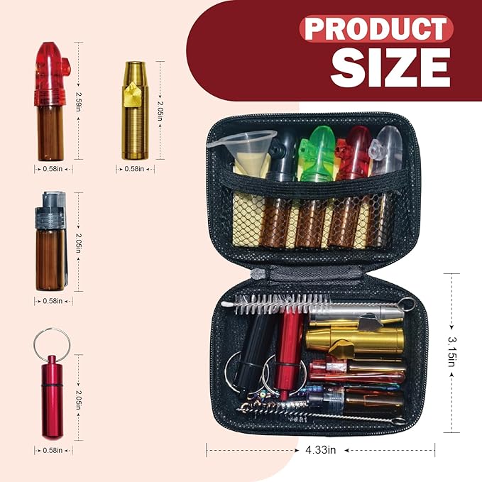 Portable Spice Dispenser, Leak-proof Metal Spice Jar, Mini Kitchen Spice Set, Sealed Storage Container for Spices during Travel and Outdoor Camping (10)